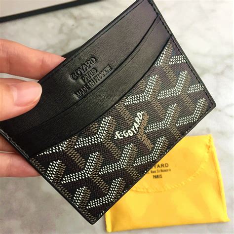 designer card holder goyard